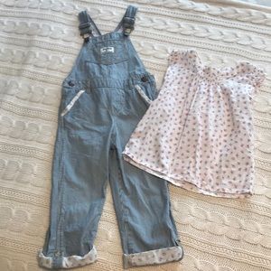 OshKosh overalls outfit